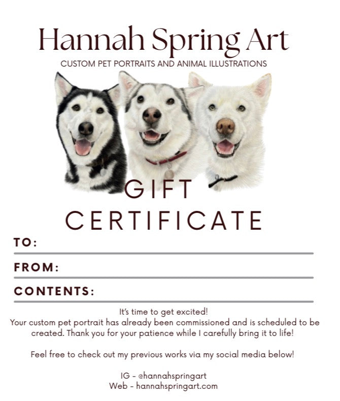 Gift Certificates!